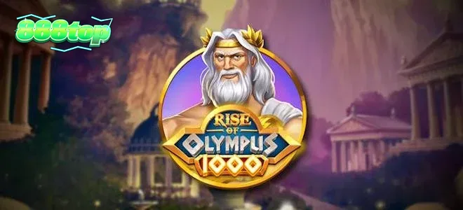 Giao diện trò chơi Rise of Olympus 1000 với hình ảnh các vị thần Hy Lạp